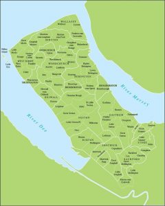 Wirral Merseyside Map